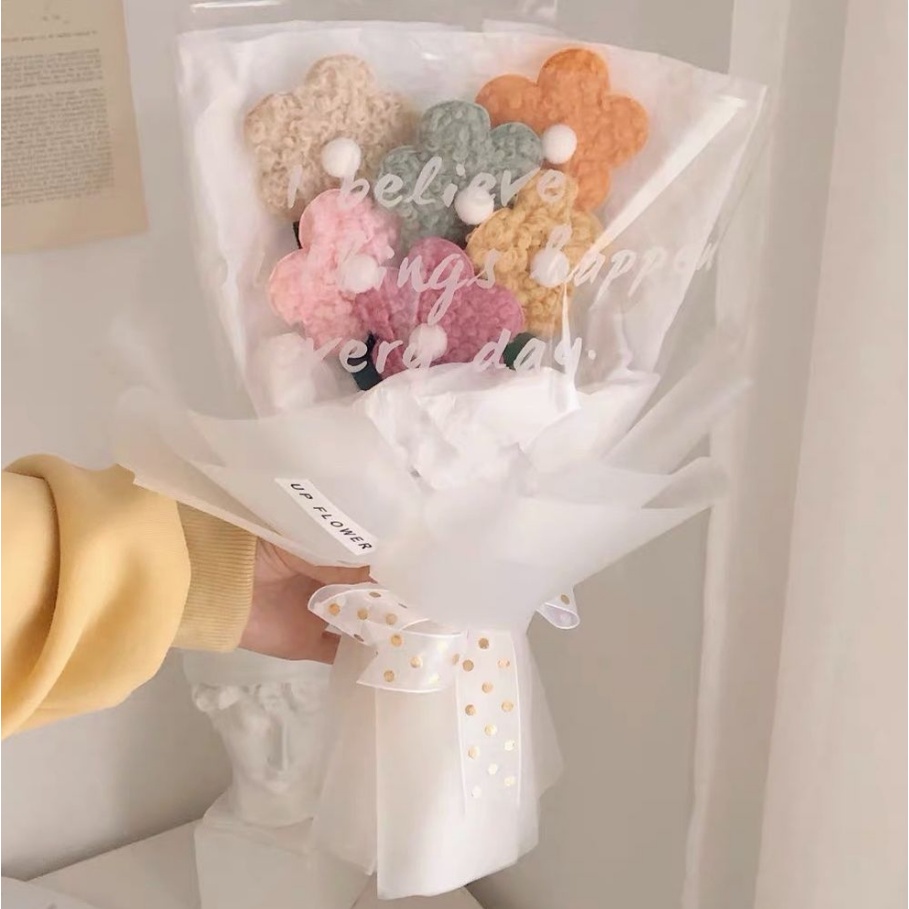 Sản Phẩm Hoàn Thiện Bó Hoa Nhồi Bông Hoạt Hình Sáng Tạo Làm Quà Tặng Cho Bạn Gái / Bạn Gái / Quà Tặng Ảnh Tanaba