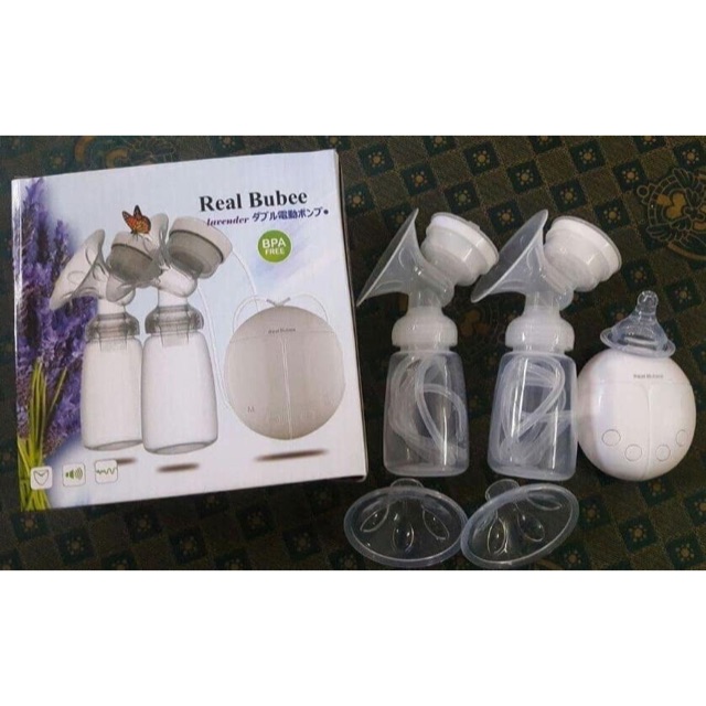 Máy hút sữa điện đôi Real Bubee