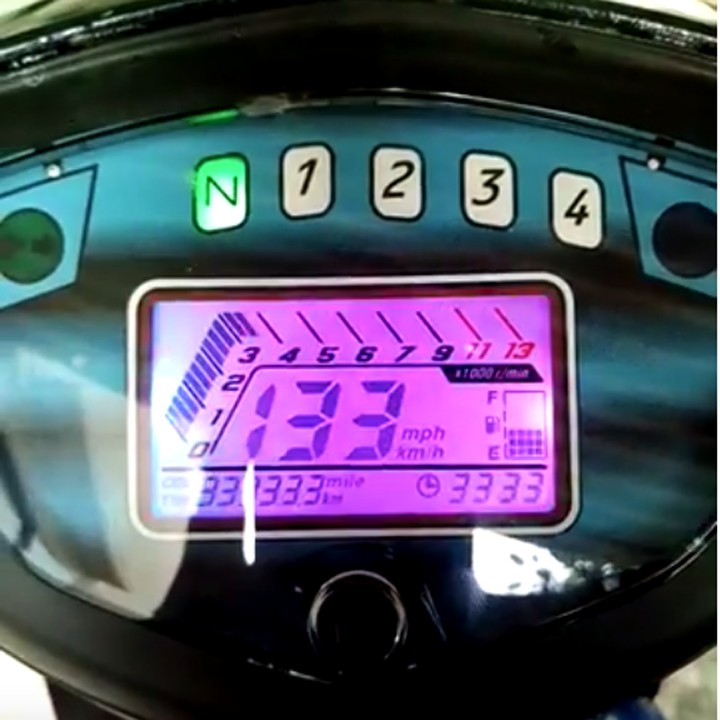 [ GIẢM GIÁ KHÔNG PHANH ! CHỐT ] Đồng hồ điện tử gắn cho xe SIRIUS - EXCITER 2010,đồng hood LED đổi được 7 màu