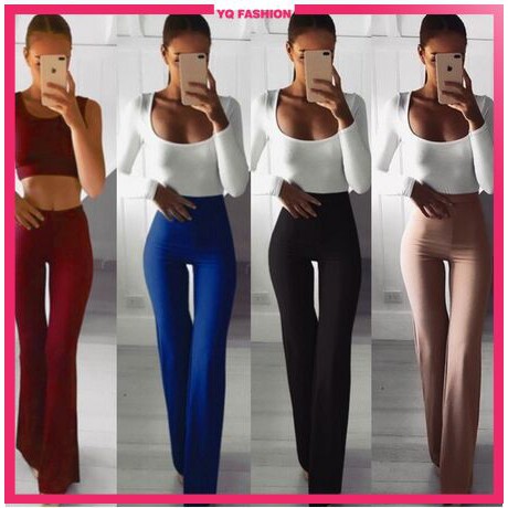 Quần Ống Loe Lưng Cao Tập Yoga Cho Nữ | BigBuy360 - bigbuy360.vn