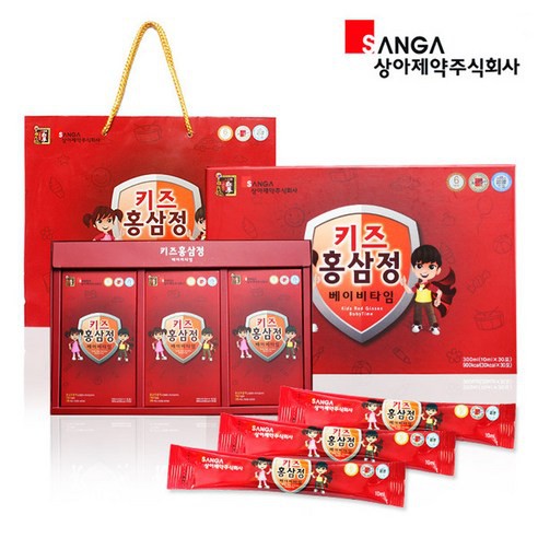 Hồng Sâm Baby Sanga Hàn Quốc, Hồng Sâm Trẻ Em Chính Hãng Hộp 30 gói, Korea Boss