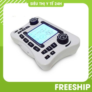 Máy massage xung điện trị liệu 4 miếng dán - máy mát xa xung điện trị liệu - bấm huyệt, xoa bóp, 20 cường độ mát xa