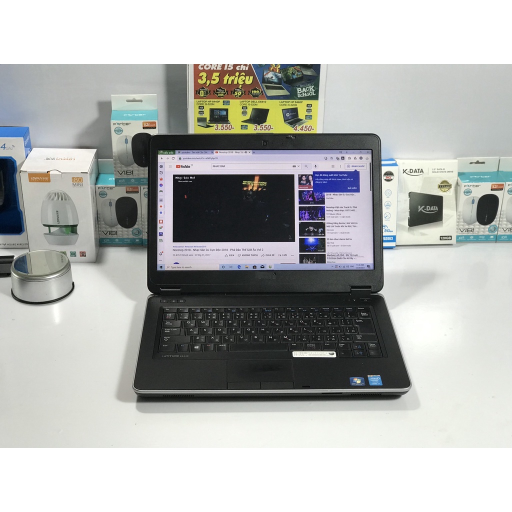 Laptop Cũ Dell E6440 (Core I7 4600m/ram 8GB/SSD 240GB/14 inh)