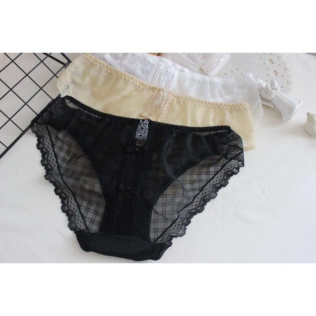 Quần Lót Nữ Ren Lưới Caro Sexy JANE Thoáng Khí Sexy Xuất Đông Âu .