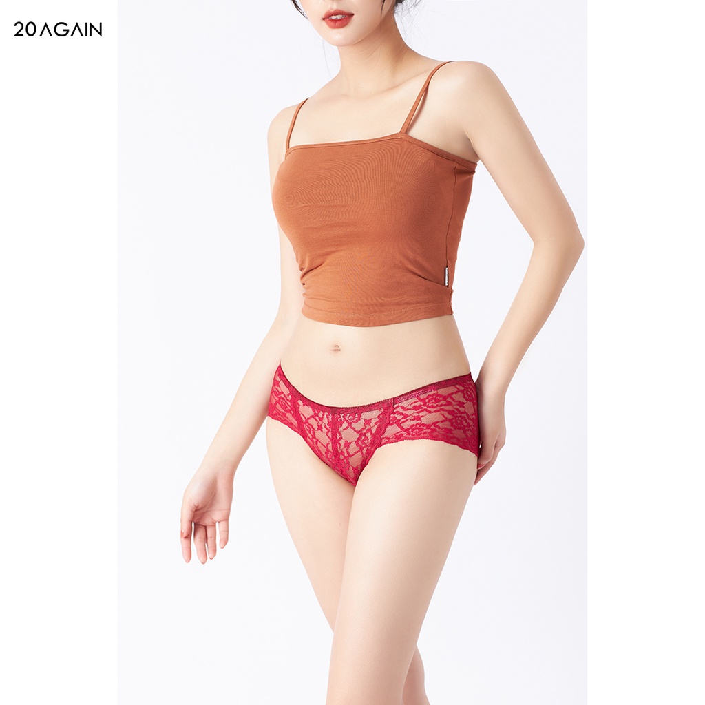 Quần lót ren nữ 20AGAIN, kháng khuẩn, thiết kế sexy, tôn vòng 3 QUA0096 | BigBuy360 - bigbuy360.vn