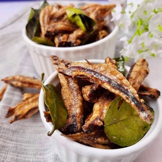 CÁ CƠM SẤY LÁ CHANH - DÒN TAN _ THƠM LỪNG