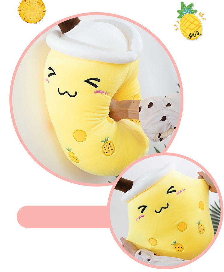 Thú nhồi bông hình ly trà sữa mềm mại đáng yêu