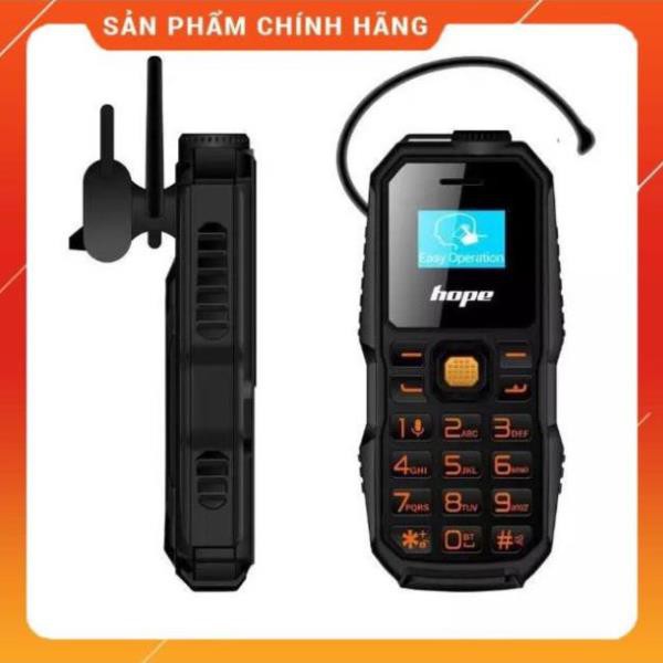 Điện thoại mini 2 sim kiểu dáng quân đội, có thể làm tai nghe blutooth