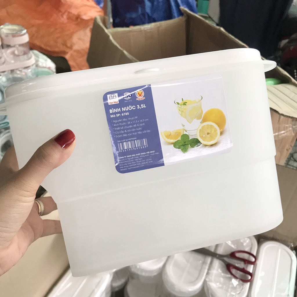 Bình nước Việt Nhật  - 3500ml có vòi nước tiện lợi