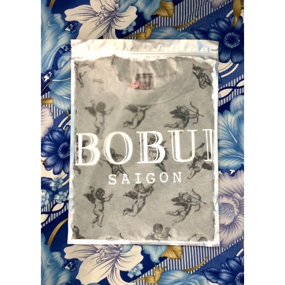 BOBUI ANGELS BOBUI LOGO TEE/ GREY MELANGE