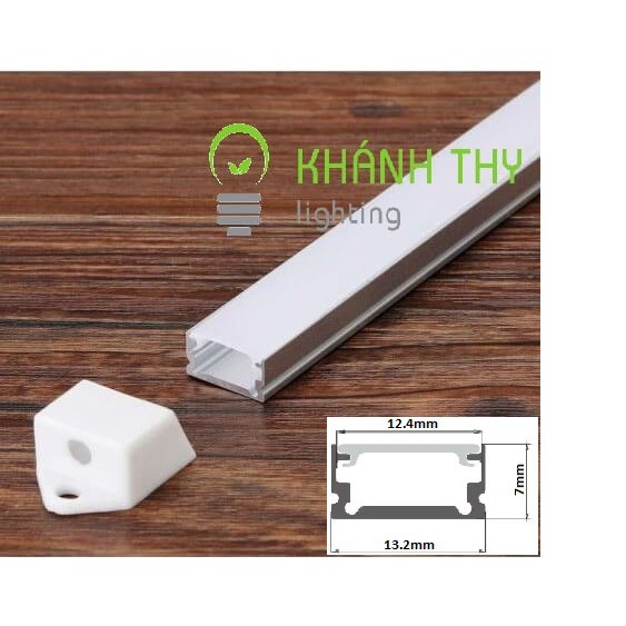 Đèn led thanh nhôm định hình lắp nổi 510 giá rẻ, lắp tủ bếp, tủ quần áo, kệ trưng bày