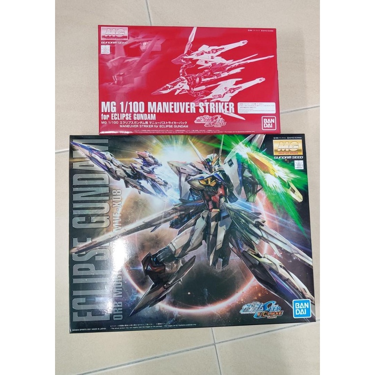 Mô Hình Gundam 1/100 MG Eclipse + Maneuver Striker Pack