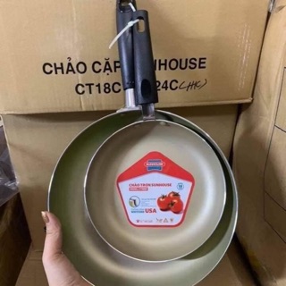 Chảo cặp chống dính sunhouse