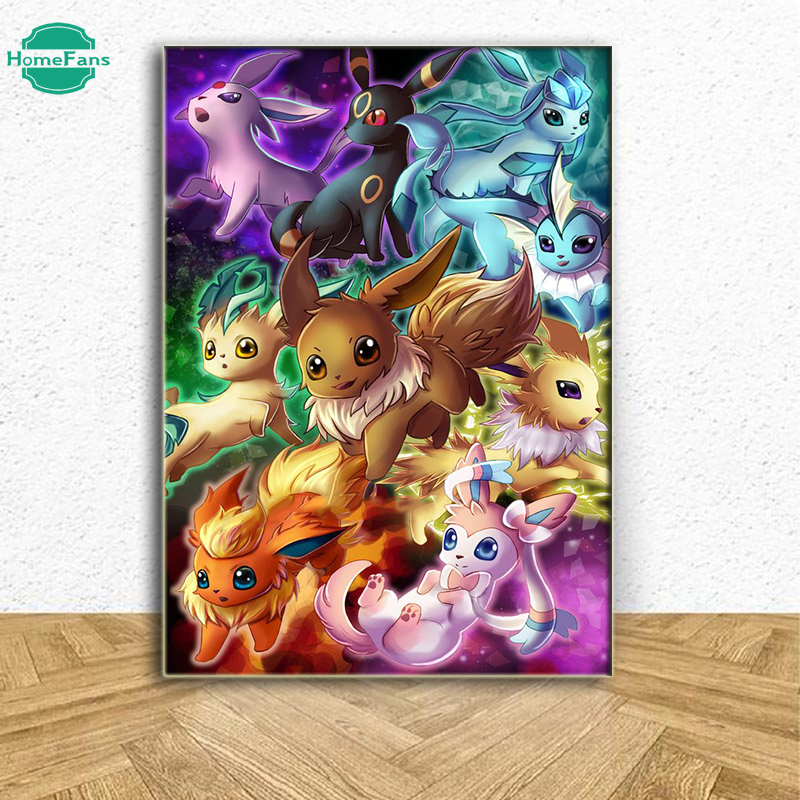 Công cụ làm tranh đính đá 5D DIY họa tiết hoạt hình dễ thương kích thước 30*40cm dùng trang trí sáng tạo