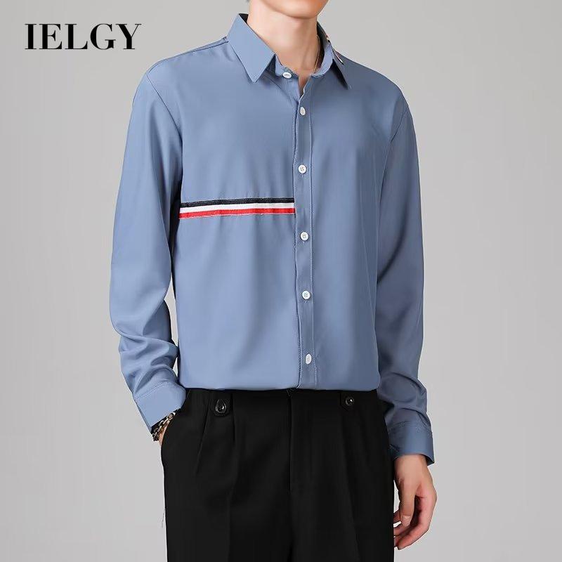 Ielgy Nam Công Sở Dài Tay Áo Sơ Mi Khâu niche