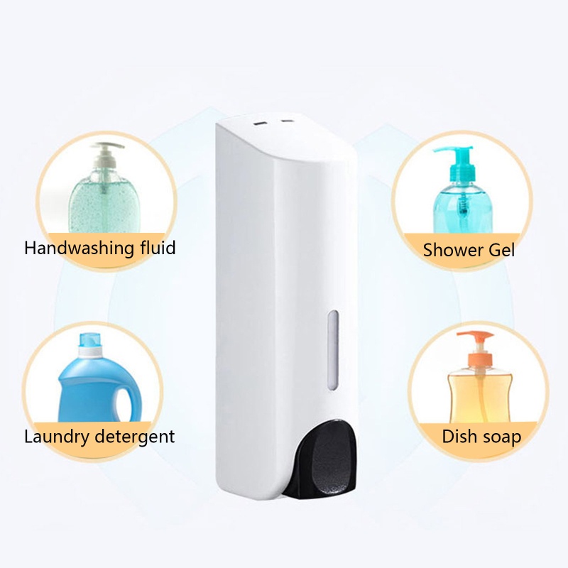 Bình Đựng Xà Phòng Rửa Tay / Dầu Gội Đầu Gắn Tường Tiện Dụng