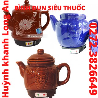 ẤM ĐUN SẮT THUỐC - BÌNH AN BÁT TIÊN TRƯỜNG THỌ "CC-BA2086 VÀ CC-CHIW0N-FH-A1" (CHÍNH HÃNG)