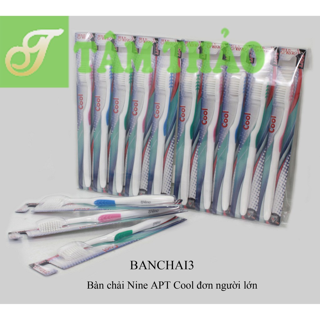Bàn chải đánh răng Thái Lan Nine APT Cool đơn người lớn 8851299299994