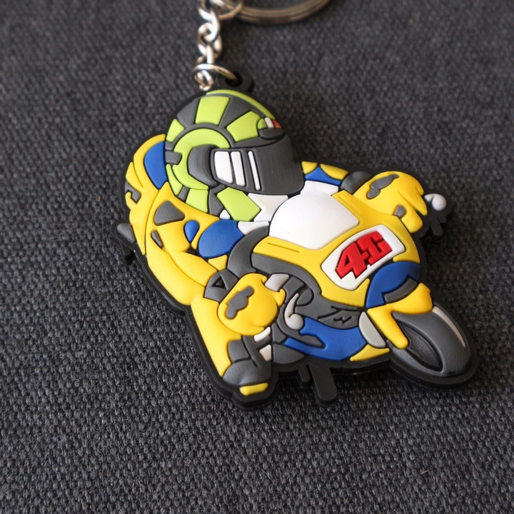 Móc khóa nhựa gắn các loại xe máy, oto LOGO HUY HIỆU cá tính