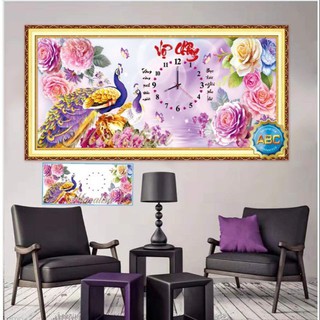 Tranh đính đá Vợ Chồng kích thước 100cm x 50cm