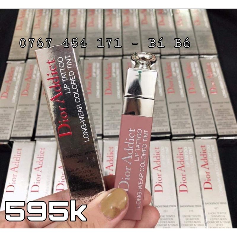 Son Dior Addict Lip Tattoo màu 491 & 771 UNBOX