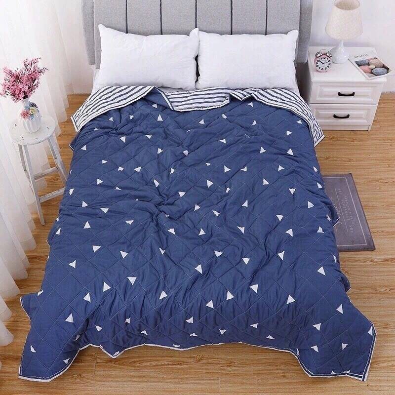 quilt  Ruột chăn dày dặn, ấm áp, 100% cotton, có thể tháo rời và giặt đượccái mền