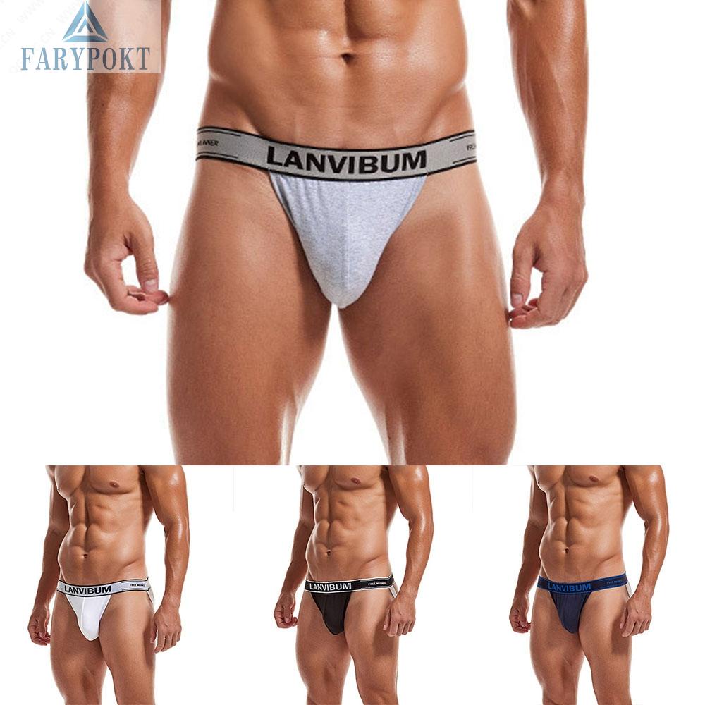 FATY~Men Thong Underpants 1Pc Double Thong Men G-string Homme 100% Brand New