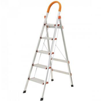 Thang nhôm ghế 5 bậc DIY TLN-05 chiều cao sử dụng 120cm, tải trọng 150kg - Hàng chính hãng - tiêu chuẩn an toàn Châu Âu