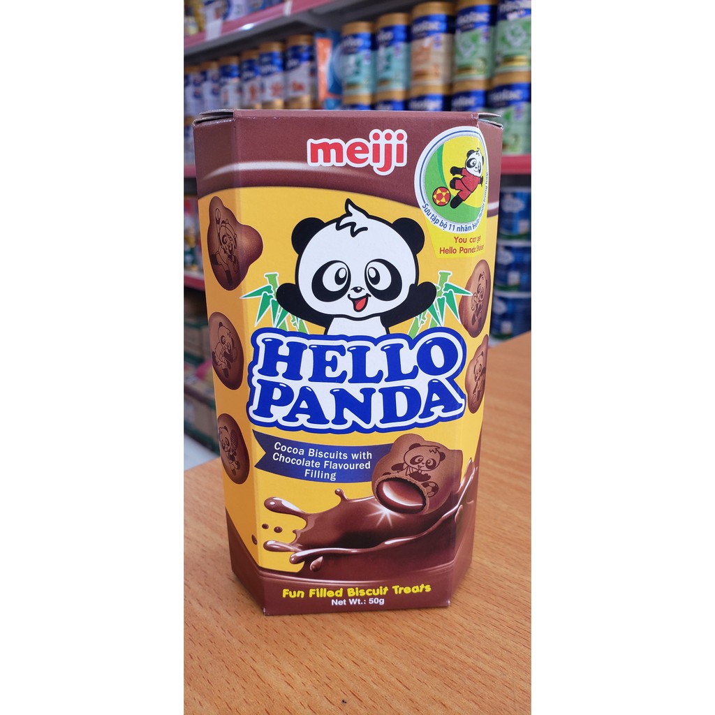 Bánh Gấu Meiji Hello Panda KEM SOCOLA 50G