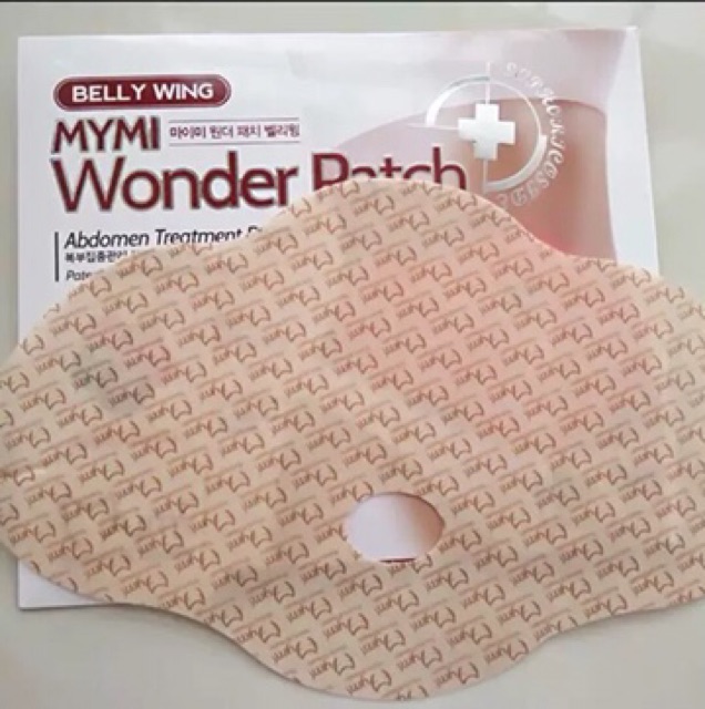 Miếng dán giảm mỡ bụng Hàn Quốc MyMi Wonder Patch - Hộp gồm 5 miếng dán siêu hiệu quả