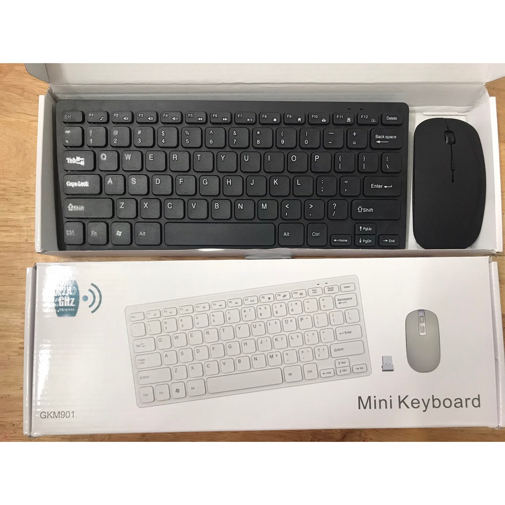 Combo Phím Chuột Không Dây mini GKM901