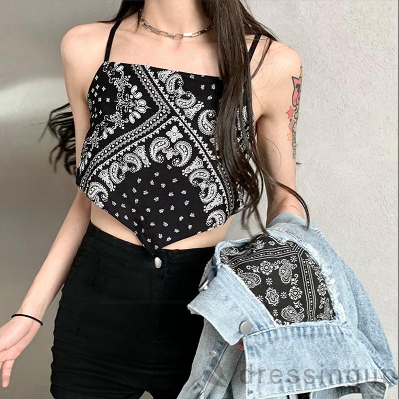 Áo Lửng Nữ Không Tay Hở Lưng Quyến Rũ | BigBuy360 - bigbuy360.vn