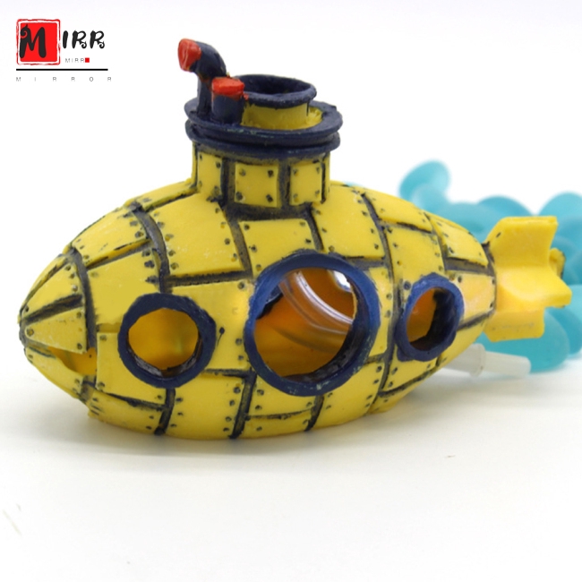 Aquarium Decorative Scenery Fish Bowl Resin Hollow Multi-hole Submarine Decor for Fish Shrimp Play