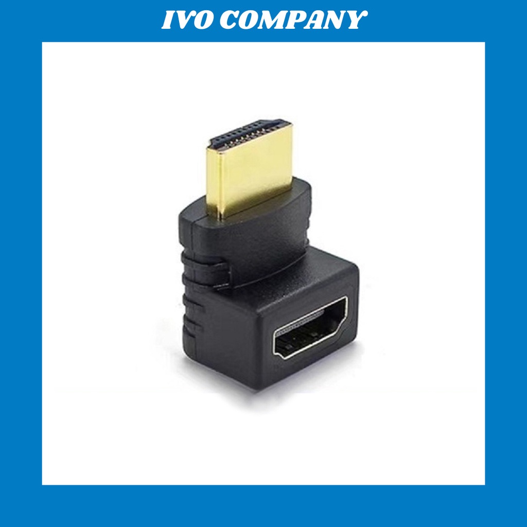Đầu Chuyển Góc Vuông HDMI Đực Cái 270 Độ - 90 Độ