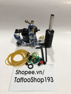 Cặp máy xăm trung cấp đi khung +đánh bóng
