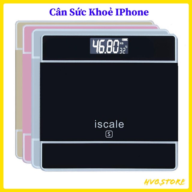 Cân sức khỏe kiểu dáng iPhone sang trọng chính xác