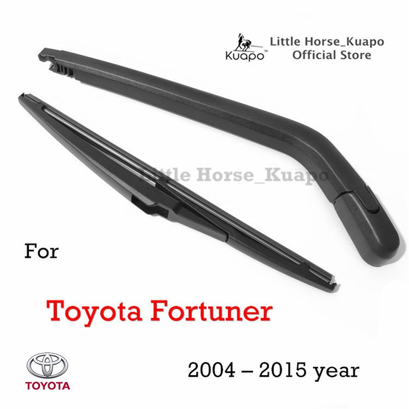 Bộ gạt mưa sau ô tô hiệu Kuapo dành cho Toyota Fortuner đời 2004 đến 2015 (thân gạt mưa sau + lưỡi gạt nước sau) bộ gạt nước sau toyota vận may
