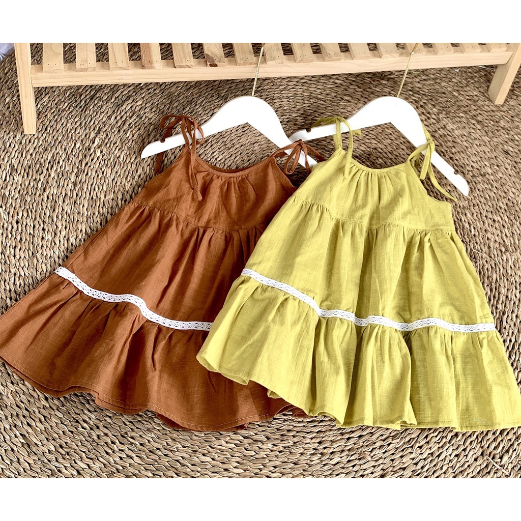 Váy 2 Dây Maxi Nhiều Màu O.p Kids
