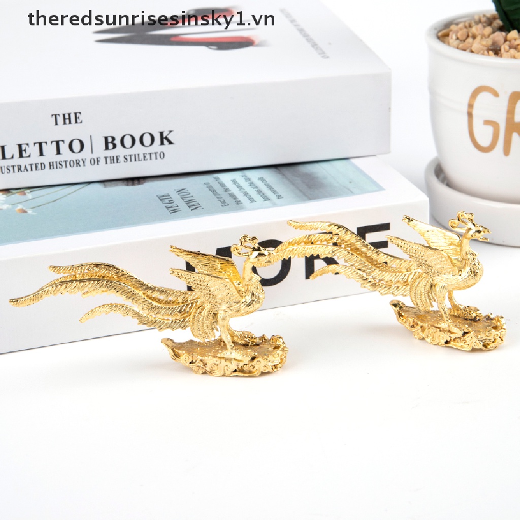 Giá đỡ đốt trầm hương mini hình chim phượng hoàng trang trí nội thất