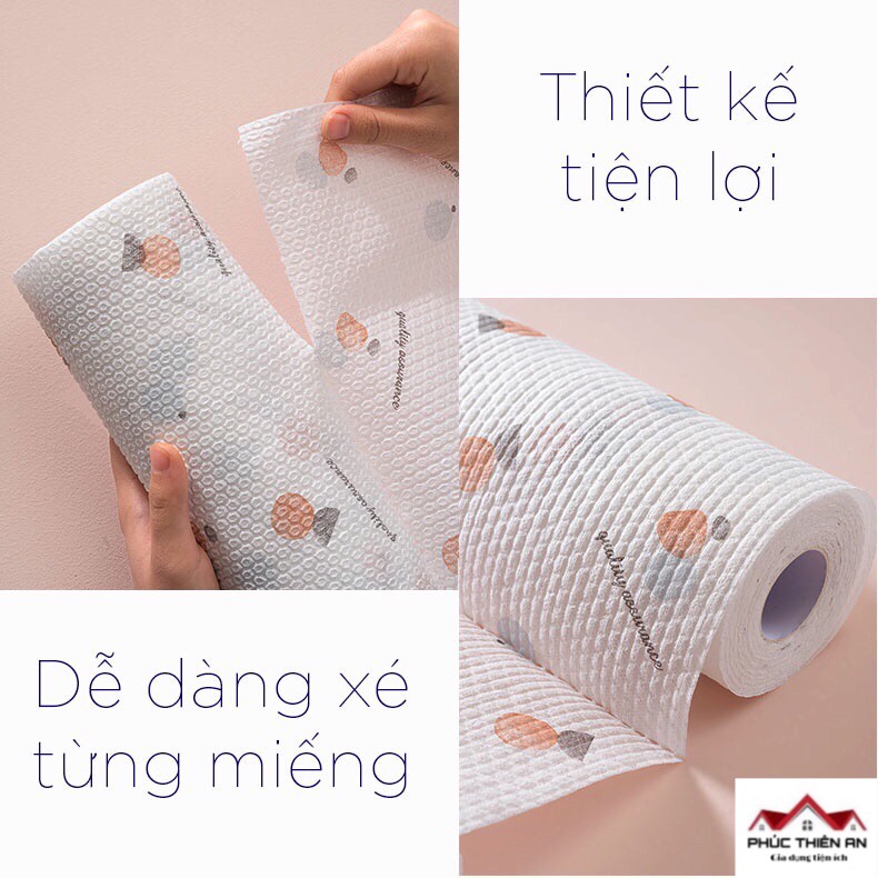 Cuộn giấy lau nhà bếp đa năng có thể tái sử dụng nhiều lần - Tiện dụng, tiết kiệm