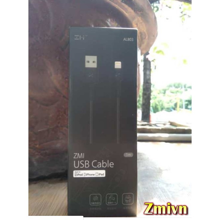 Cáp sạc Iphone siêu bền Kevlar MFI - ZMI AL803