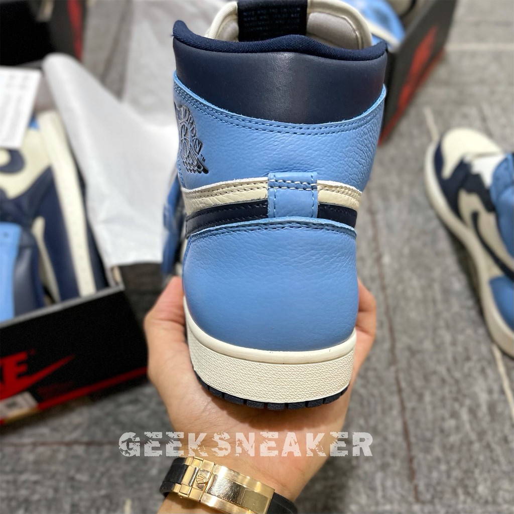 [GeekSneaker] Giày Jordan 1 Retro High Obsidian UNC - Nguyên Bản " SC "