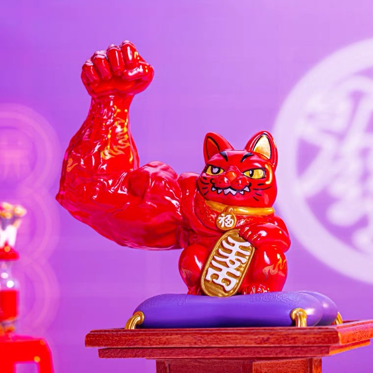 Mô Hình Búp Bê Mèo May Mắn Đáng Yêu Có Sẵn