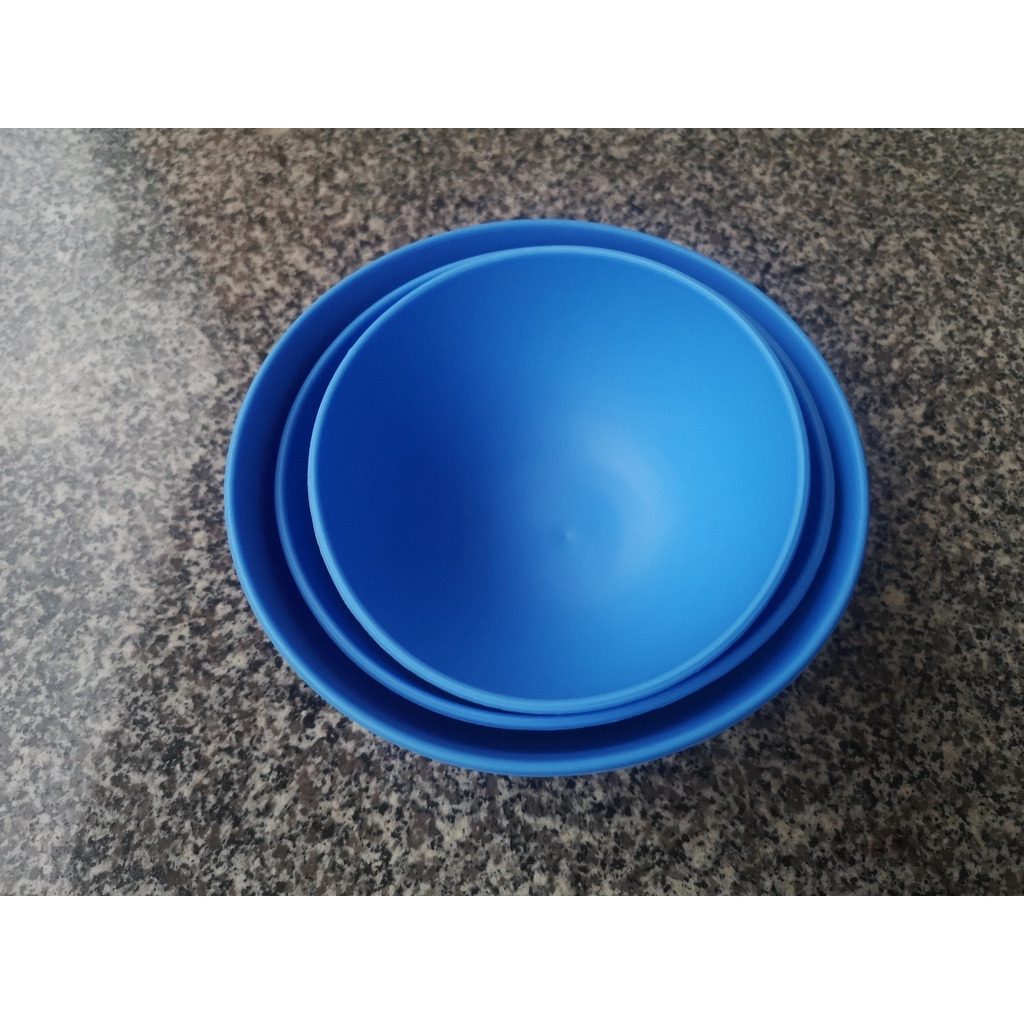 Chén/ Bát cao su siêu dẻo tặng kèm bay trộn đủ size trộn bột thạch cao