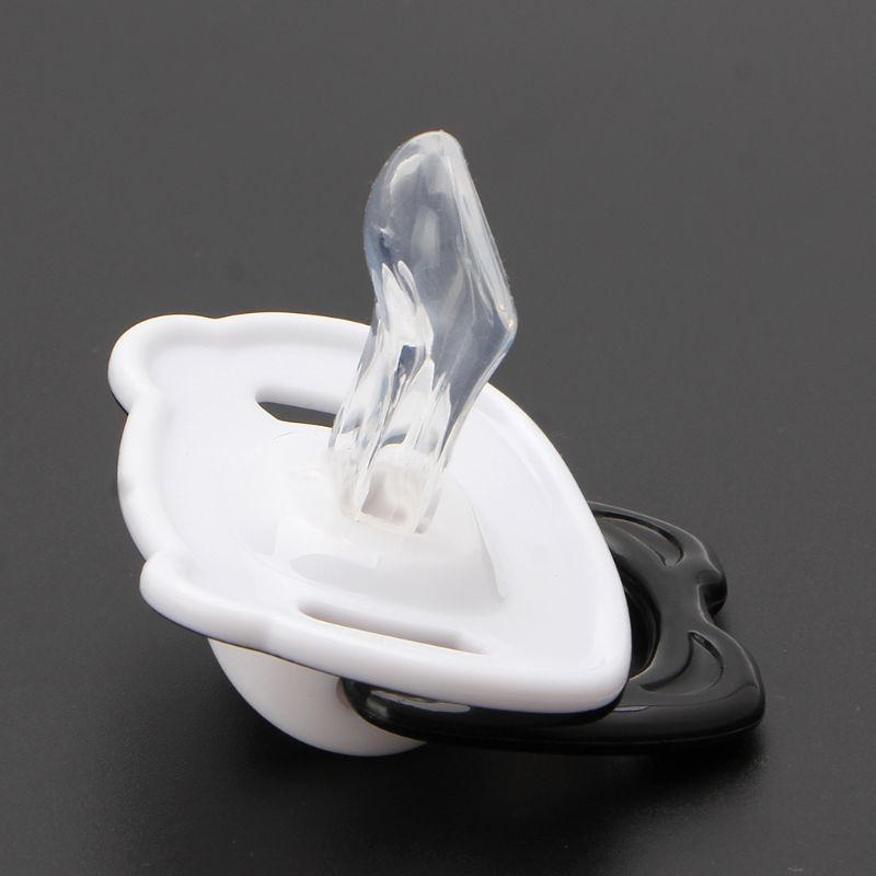 Núm Vú Giả Hình Gấu Trúc Bằng Silicone Pp Cấp Thực Phẩm Có Vòng Nhẫn Cho Bé Sơ Sinh