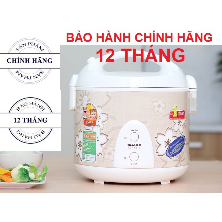 Nồi cơm điện Sharp KS-N191ETV 1.8 lít