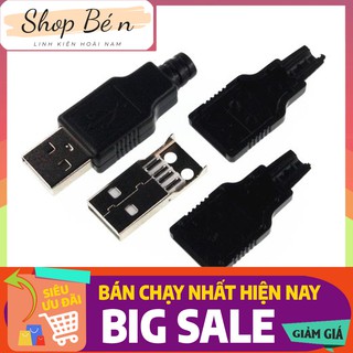 Đầu Jack USB A Đực, Cái Kèm Vỏ