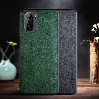 Ốp Lưng Aioria Cho Xiaomi Poco F3 Fashon Mới Ốp Lưng Da Nổi Tiếng Mềm matt TPU cover