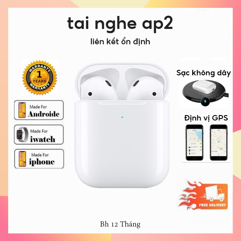 ✨Gửi từ Hồ Chí Minh✨Tai nghe bluetooth tay nghe không dây TWS-air2-thiết kế nhỏ gọn-Âm Thanh Cực Đỉnh-bản cao