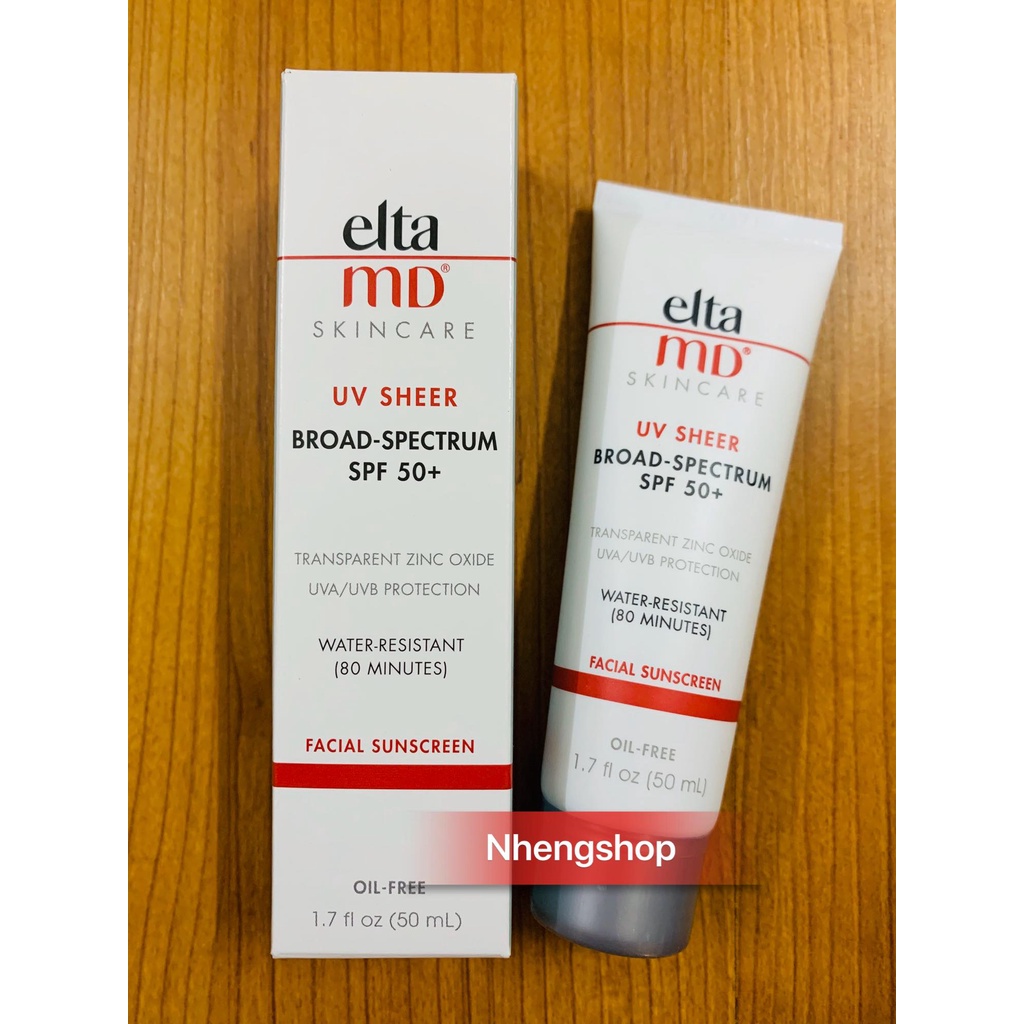 Kem chống nắng có chống nước Elta MD UV Sheer Broad-Spectrum SPF 50+